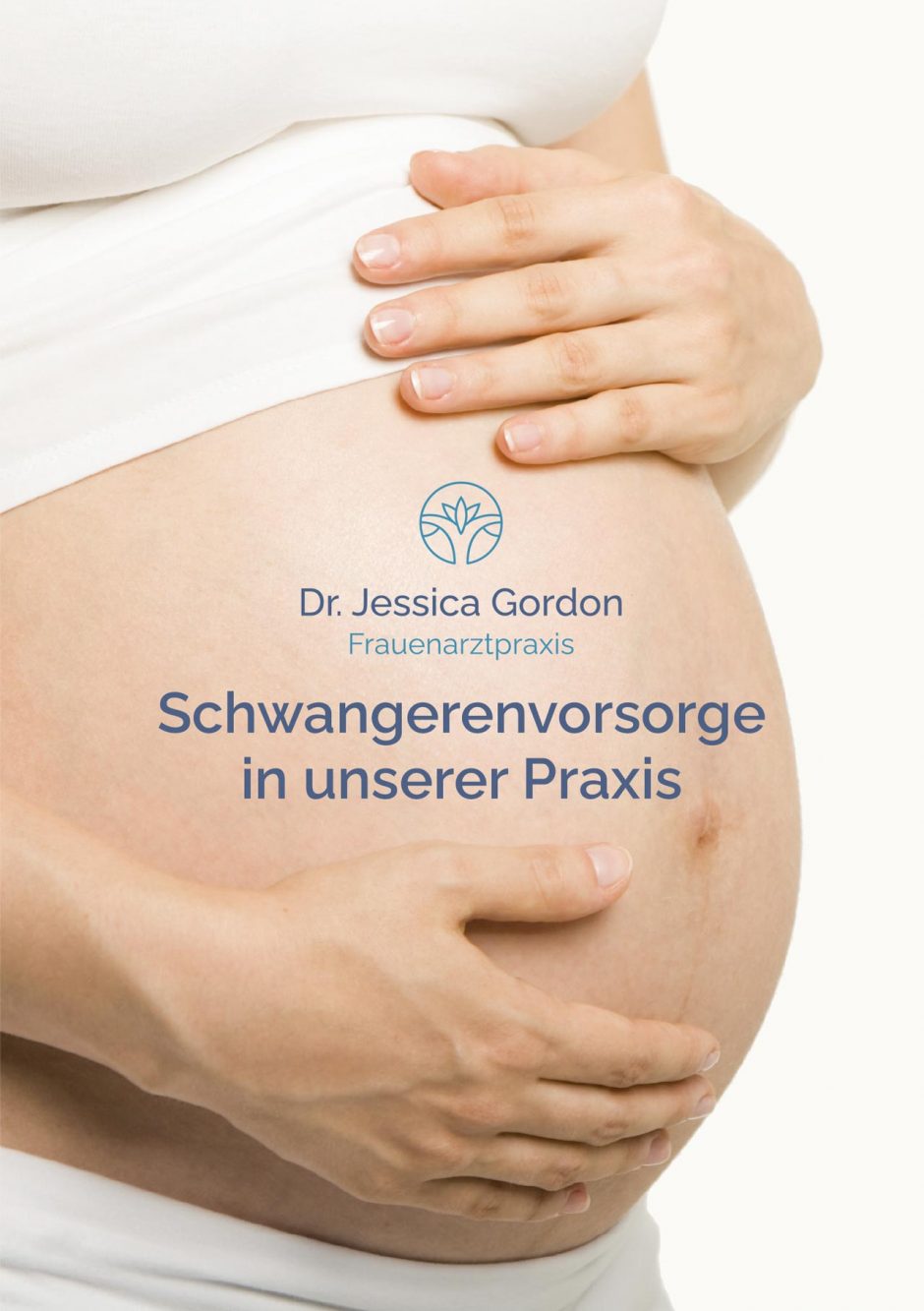 Titelblatt der Broschüre „Schwangerenvorsorge in unserer Praxis“