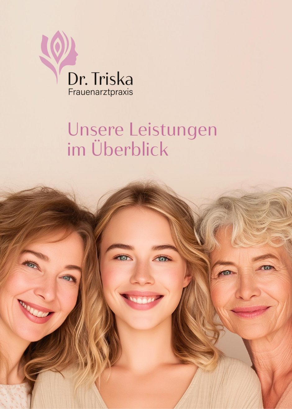 Broschürentitel „Unsere Leistungen im Überblick“